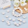 SUPERFINDINGS Maple Wood European Beads WOOD-FH0001-53-5