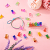 45Pcs 9 Colors Transparent Resin Cabochons CRES-TA0001-19-8
