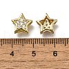 Star Brass Micro Pave Clear Cubic Zirconia Slide Charms ZIRC-I070-013G-3