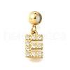 304 Stainless Steel Rhinstone Pendant STAS-H202-50G-E-1