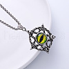 Nightclub Punk Retro Devil Eye Pentagram Stainless Steel Pendant Necklace Jewelry NW8478-2