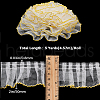 Gorgecraft Polyester Pleated Lace Trims SRIB-GF0001-31A-2