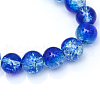 Baking Painted Crackle Glass Bead Strands CCG-S001-6mm-16-3