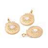 PVD Vacuum Plating 304 Stainless Steel Pendants STAS-G255-24G-2