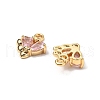 Brass Micro Pave Cubic Zirconia Pendants KK-A259-16G-2