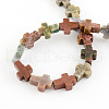 Natural Indian Agate Bead Strands G-R185-8x12mm-05-2