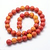 Synthetic Malachite Beads Strands X-G-I199-32-8mm-A-2