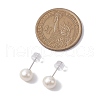 Mother's Day Jewellery Natural Pearl Ear Studs EJEW-P286-06P-3