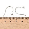 Rhodium Plated 925 Sterling Silver Earring Hooks STER-M114-03P-3