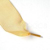 Flat Transparency Polyester Chiffon Shoelaces DIY-WH0265-04J-2
