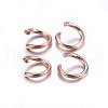 304 Stainless Steel Jump Rings STAS-O107-06RG-F-3