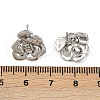 Brass Stud Earrings EJEW-S277-08P-A-5