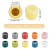 Ceramic Candle Cup Set AJEW-WH0038-14-2