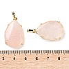 Natural Rose Quartz Pendants G-U002-01G-G-3