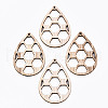 Unfinished Hollow Wood Big Pendants WOOD-N006-106-1