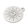 304 Stainless Steel Pendants STAS-B056-26P-05-2