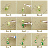 SUNNYCLUE DIY Dinosaur Earring Making Kit DIY-SC0020-91-4