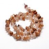 Natural Rutilated Quartz Chip Beads Strands X-G-E271-91-2