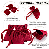 Beebeecraft 10Pcs Velvet Storage Bags TP-BBC0001-12B-01-6