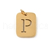 304 Stainless Steel Charms STAS-R001-01G-P-1