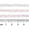 Transparent Painted Glass Beads Strands DGLA-A034-T1mm-A23-3