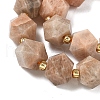Natural Sunstone Beads Strands G-G271-A01-01-4