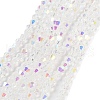 Faceted Bicone Electroplate Glass Beads Strands EGLA-P016-4mm-AB02-2