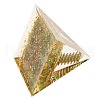 Orgonite Pyramid Resin Energy Generators DJEW-C019-01F-2
