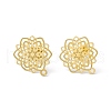 304 Stainless Steel Stud Earrings Finding STAS-C061-04G-1