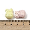 UV Plating Opauqe Acrylic Beads OACR-B031-39-3