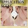 DELORIGIN DIY 304 Stainless Steel Geometry Dangle Earrings Making Kit DIY-DR0001-36-6