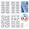 BENECREAT DIY Flower Embroidery Kits DIY-BC0013-29-1