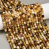 Natural Yellow Opal Beads Strands G-RM2025-A35-6mm-2