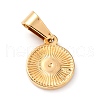 304 Stainless Steel Pendants STAS-J036-017A-G-2