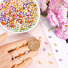 SOFPLATE 2000Pcs 10 Colors Opaque Acrylic Beads MACR-SP0001-37-3
