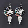 7 Chakra Natural Quartz Crystal Big Pendants G-F733-02C-3