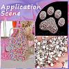 SUNNYCLUE 4 Bags Glass Flat Back Rhinestone RGLA-SC0001-06C-5
