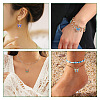  48Pcs 8 Colors Light Gold Tone Alloy Enamel Pendants ENAM-TA0001-89-8