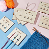 Olycraft 4pcs Wood Thread Winding Boards AJEW-OC0005-38-5