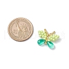 Handmade Glass Seed Beaded Butterfly Pendants PALLOY-MZ00685-03-2