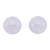 Electroplate Acrylic European Beads OACR-N010-064-4