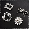   8Pcs 4 Styles Detachable Alloy Rhinestone Shoe Buckle Clips FIND-PH0021-57-4