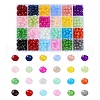 600Pcs 24 Colors Baking Painted Imitation Jade Glass Bead Strands DGLA-YW0001-29-2