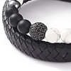 Unisex Stackable Bracelets Sets BJEW-JB04896-3