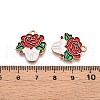 Valentine's Day Theme Alloy Enamel Pendants ENAM-T020-50H-01-3