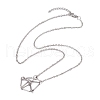 Tarnish Resistant 201 Stainless Steel Macrame Pouch Empty Stone Holder for Pendant Necklaces Making NJEW-JN04449-1