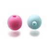 Frosted Opaque Acrylic Beads OACR-S071-03A-2