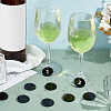 BENECREAT 50Pcs Acrylic Round Sheet Pendants DIY-BC0014-03B-5