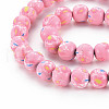 Handmade Polymer Clay Beads Strands CLAY-N008-055-05-3
