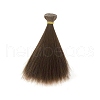 Plastic Long Straight Hairstyle Doll Wig Hair DOLL-PW0001-033-37-1